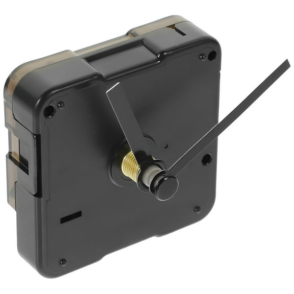 BESTOYARD High Precision Black Plastic Clock Movement Kit for Replacement 1Set