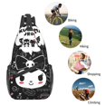 thumbnail image 6 of Kuromi Sling Bag Crossbody Sling Backpack Chest Bag Daypack Purses Shoulder Bag For Women Men Travel Hiking, 6 of 7