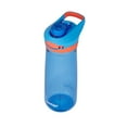 thumbnail image 1 of Contigo Kids Autopop Jessie 20oz, Blue Poppy with Coral, 1 of 3