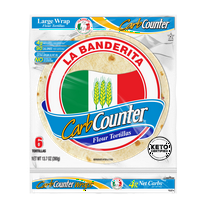 La Banderita Carb Counter Large Soft Flour Tortillas, 13.7 oz, 6 Count