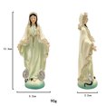 thumbnail image 1 of KAKOWELY Estatua de resina de la Virgen María, regalo para el Día de la Madre, decoración mexicana para el hogar, artesanía religiosa, figura de la Santísima María para adorno de escritorio, 1 of 4
