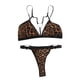 thumbnail image 4 of Gibobby Sujetador De Encaje Para Mujer Mujeres Sexy Malla de Encaje Floral Bordado Liga ligada Lencería Ropa Interior Conjuntos de lencería Sexy(Marrón, G), 4 of 5