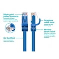 thumbnail image 3 of Monoprice Flexboot 7ft Cat6 Snagless Unshielded (UTP) Network Patch Cable - Blue, 3 of 6