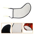 thumbnail image 1 of Minkissy Beige Violin Chin Rest Pad Suede Soft Cushion Neck Support Removable Washable, 1 of 8
