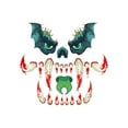 thumbnail image 5 of Halloween Monster Face Decorations Outdoor, Large Eyes Fangs Halloween Garage Door Decorations Archway Door Window Car Halloween Party Decorations, 5 of 6