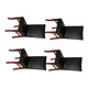 thumbnail image 1 of Advancent Funda elástica para silla de 4 piezas, fácil de instalar, fabricada con cuero PU, protección para sillas de comedor Decoración del hogar, 1 of 6