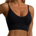 thumbnail image 2 of Rigardu Clearance Sale!! Sports Bras for Women High Support Women Sports Bra Wireless Sport Bras for Yoga Workout Fitness Brief Up Crop Tops Black One Size, 2 of 4