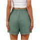 thumbnail image 4 of Pantalones Cortos de Cintura Elástica de las Mujeres con Bolsillos Ojos Sueltos Bottoms de Verano de Doble Bolsillo Casual para Uso Diario, 4 of 6