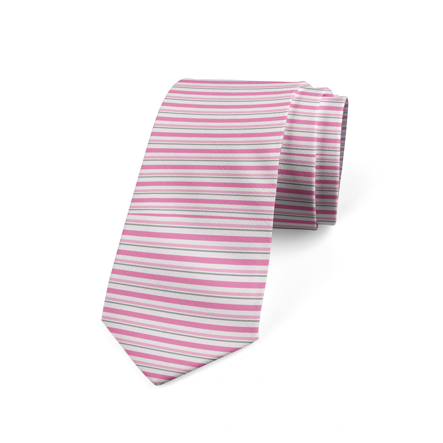 3.7 Charcoal Grey White Pink Contemporary Square Ambesonne Mens Tie