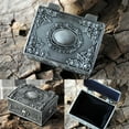 thumbnail image 2 of EHJRE Gothic Vintage Necklace Studs Jewelry Trinket Display Storage Box Case 6.3, 2 of 9