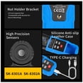 thumbnail image 4 of Medidor de Luz SNAKOL SK-8302A 200000 Lux con Almacenamiento USB, 4 of 7