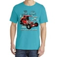 thumbnail image 2 of Wild Bobby, Ford Model T Roadster 1923 Old School Ride Classic Vintage, Cars and Trucks, Garment-Dyed Washed Look Short Sleeve Tees, Blue Lagoon, Small, 2 of 3