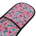 thumbnail image 2 of Dailycode Double Sided Oven Mitt with Loop Heat Resistant Kitchen Long Potholders 7" x 35" Love Heart Bones Paw Star, 2 of 6