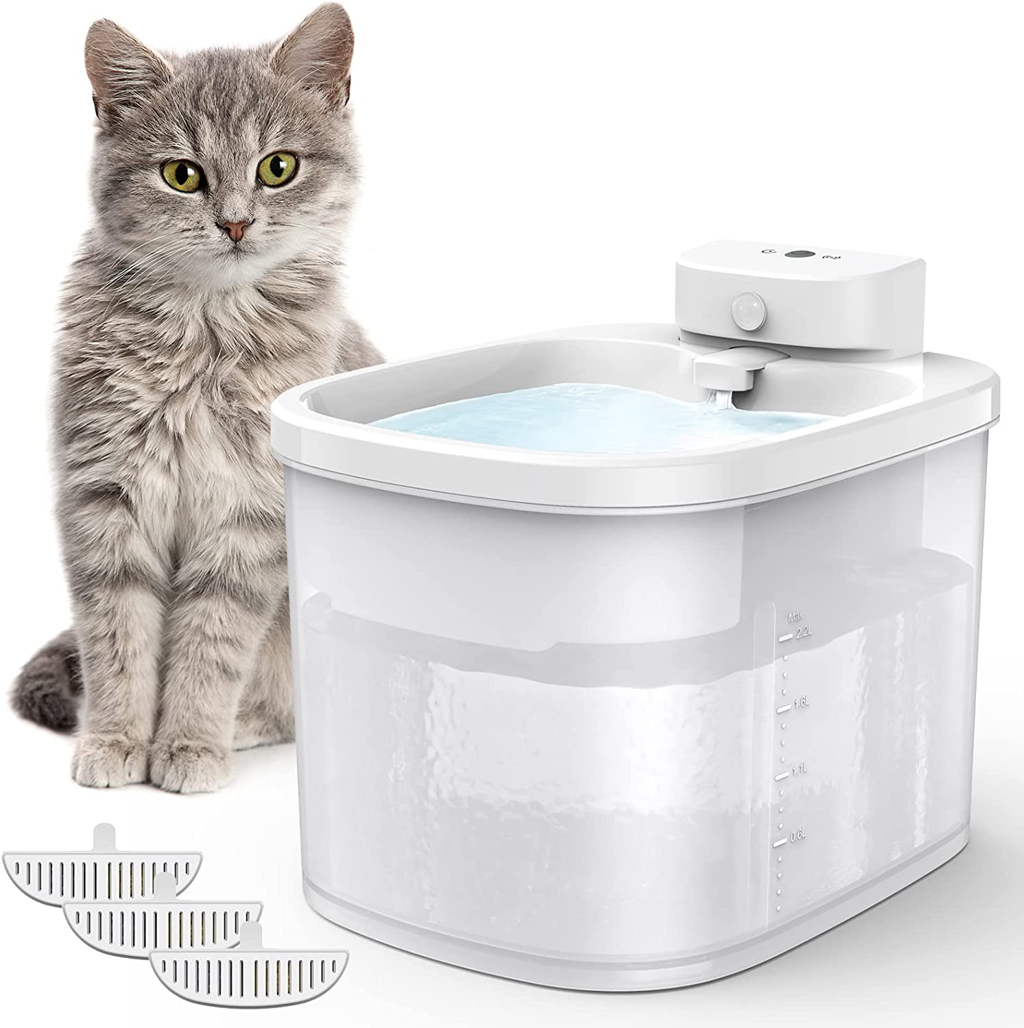 Motion activated pet fountain discount