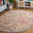 thumbnail image 2 of SAFAVIEH Cape Cod Bora Geometric Area Rug, Beige/Multi, 4' x 6' Oval, 2 of 13