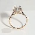 thumbnail image 3 of Cora Jewellery 1.5CT Halo Style Cushion Moissanite Engagement Ring For Women, 14K Yellow Gold, 3 of 5