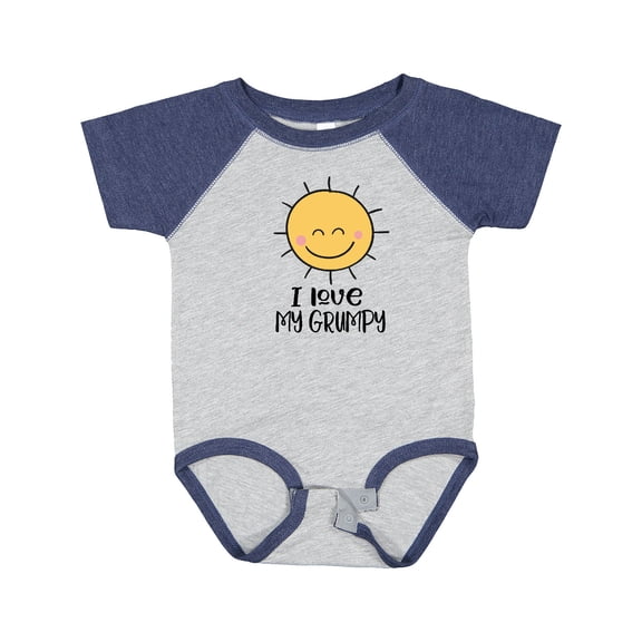 Inktastic I Love My Grumpy Cute Sunshine Boys or Girls Baby Bodysuit
