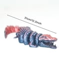 thumbnail image 2 of 3D Printed Crocodile,Movable Mouth,Flexible Joint Animal lacertid Figurines, Home Office Decor,Articulated Small sculpture, decorative item Surprise Festival Gifts, 2 of 9