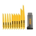 thumbnail image 1 of Hojas para Sierra Sable DEWALT DW4898 Juego Bimetalico 10 Piezas con Estuche, 1 of 5
