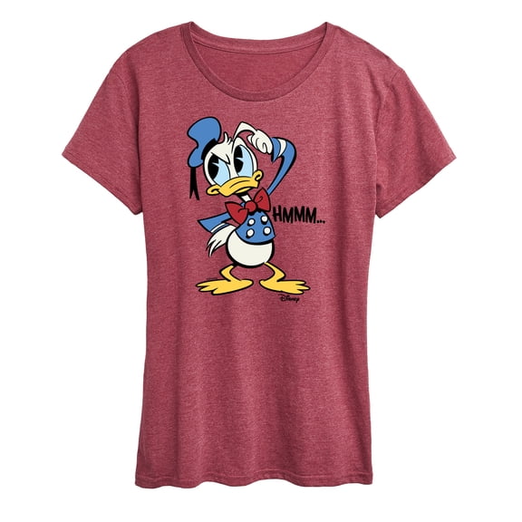 Disney - Donald Duck - HMMM... - Women's Short Sleeve Graphic T-Shirt