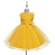 thumbnail image 5 of Vestido para niños Vestido para niñas Vestido rojo con flores Vestido de malla abullonada para niños, 5 of 5