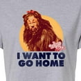 thumbnail image 3 of The Wizard of Oz - Lion Home - Juniors Cropped Cotton Blend T-Shirt, 3 of 5