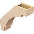 thumbnail image 5 of Ekena Millwork 5"W x 18"D x 18"H Merced Rough Cedar Woodgrain TimberThane Knee Brace, Primed, 5 of 6