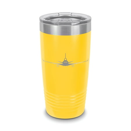 

MD-11 Tumbler 20 oz - Laser Engraved w/ Clear Lid - Polar Camel - Stainless Steel - Vacuum Insulated - Double Walled - Travel Mug - md11 airliner