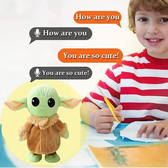 Alien electric stuffed animal can learn to talk and walk electric Yoda
