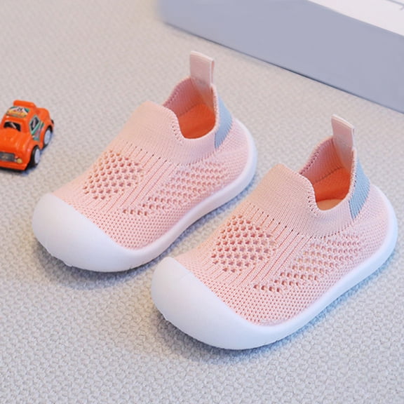 LIUYUNNN Toddler Solid Color Shoes with Not slippery Slipper Soft Rubber Slippers Boys baby shoes 18-24 Months Boys Girls Four Seasons Outfits