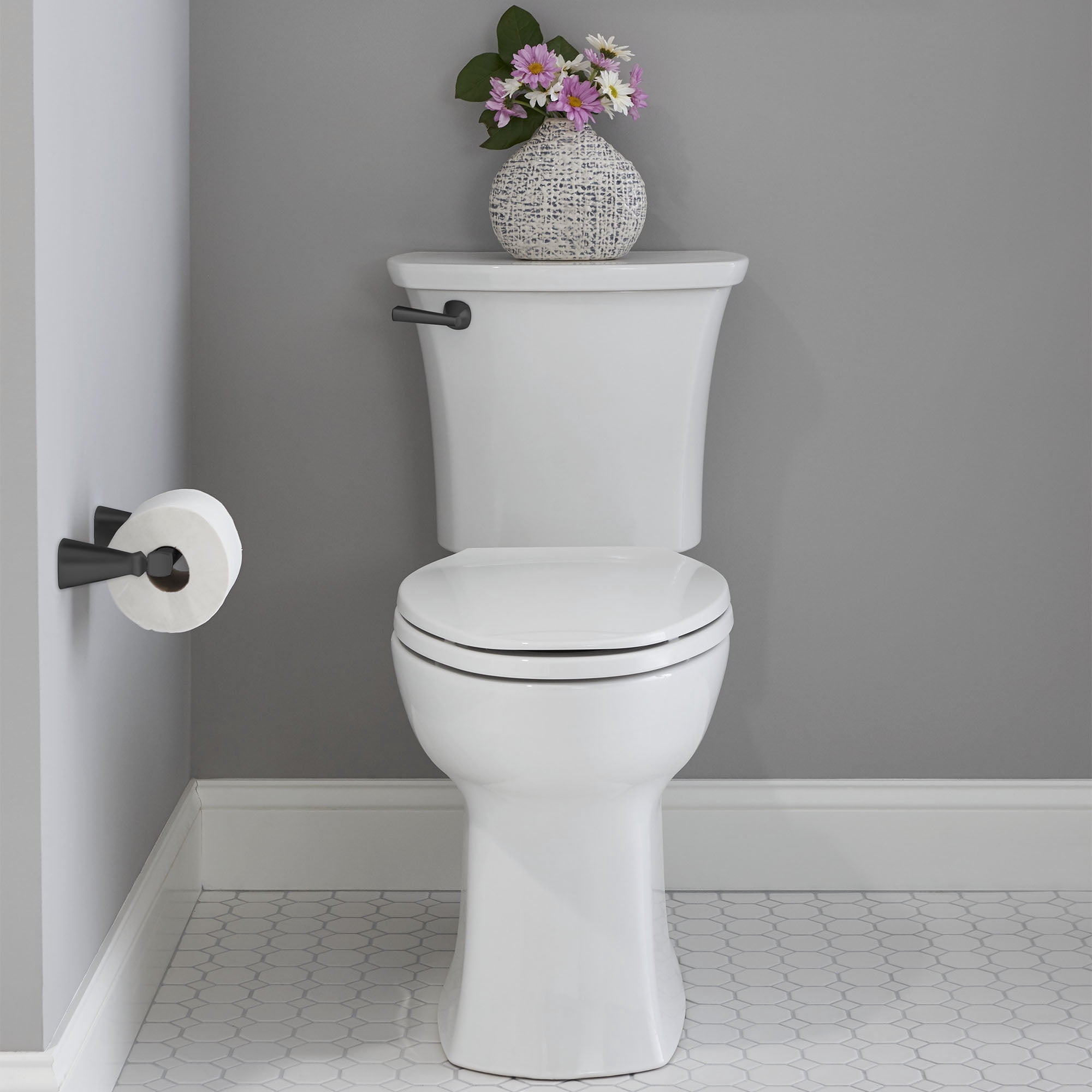 American Standard 7018230.243 Edgemere Toilet Paper Holder, Matte Black