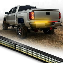 OPT7 48" Redline Parlux Triple Row LED Tailgate Light Bar Amber Turn Signal Reverse Brake Running
