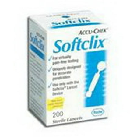 Accu-Chek Sterile Softclix Lancets - 200 Ea