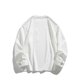 thumbnail image 4 of pstuiky camisa de manga larga para hombre, Suéter deportivo informal de color liso para hombre, cuello redondo, botones y bolsillo, manga larga, cuello redondo top de hombre m, 4 of 9