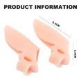 thumbnail image 2 of 2pairs Silica Gel Toe Separators Treatment Of Big Toe Joint Pain Toe Separators With 2 Loops, 2 of 5