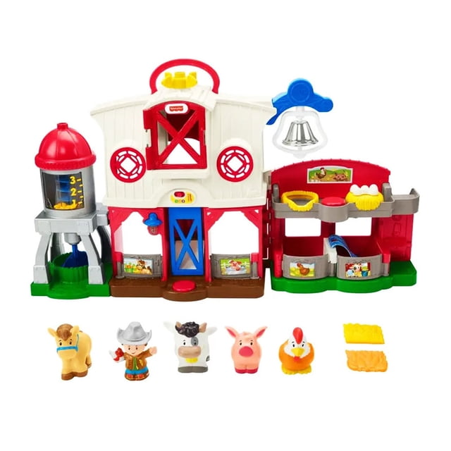Set De Granja Little People Cuidado De Animales
