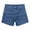 Light Blue, variant on CHUMUD Jeans Shorts for Women Trendy Denim Shorts Mid Rise Stretchy Casual Shorts