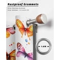 thumbnail image 6 of nqOlkjepod Outdoor Curtains for Patio Waterproof, Spring Butterfly Outdoor Privacy Panels Grommet, Summer Watercolor Farmhouse Blackout Outside Curtains for Porch/Cabana/Pergola 54"x84", 2 Panels, 6 of 8