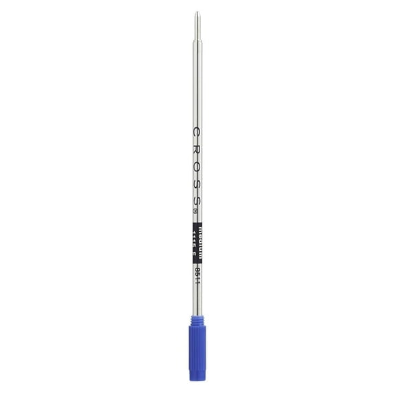 Recambios Cross 8511-2 para bolígrafos, tamaño mediano, tinta azul, paquete de 2