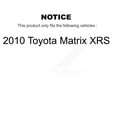 thumbnail image 2 of Transit Auto Rear Disc Brake Rotors and Ceramic Pads Kit for Car 2010 Toyota Matrix XRS K8A-106083, 2 of 11