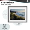 thumbnail image 4 of Stupell Industries Traditional Nature's Coast in Morning Light Black Framed Print Under Glass, 16 x 13, by Franklyn Gregory, 4 of 8