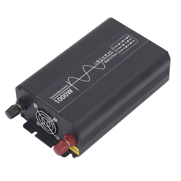 Onduleur Sinusien Pur, Protections Multiples Convertisseur de Tension Sinusien Pur DC48V à AC110V pour Voiture