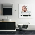 thumbnail image 2 of Stupell Triceratops Bathroom Dinosaur Tub Animals & Insects Painting Gallery Wrapped Canvas Print Wall Art, 2 of 7