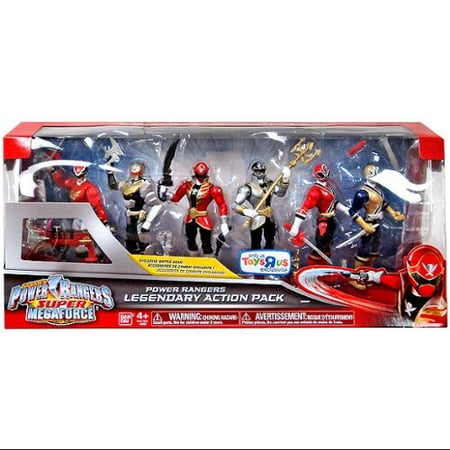Power Rangers Super Megaforce Legendary Action Pack Action FIgure 6-Pack