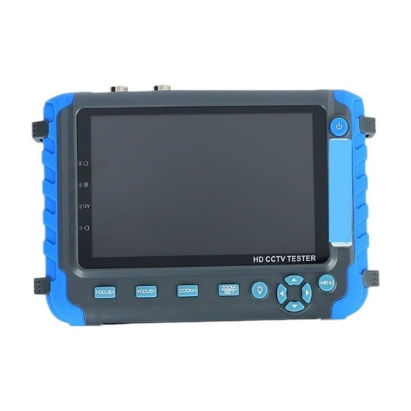 Professional CCTV Tester 8MP AHD TVI CVI CVBS Security Camera HD Coaxial Tester With PTZ Controller UTP Cable Test DC 12V Output