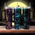 thumbnail image 3 of Jack And Sally Christmas Tumbler, Halloween Couple Custom Tumbler, Nightmare Before Christmas Engraved Tumbler 40oz, Drinkware Tumbler, 3 of 3