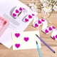 thumbnail image 2 of Pegatinas en blanco Rollo autoadhesivo Pegatinas en forma de corazón 500 Etiquetas/rollo Pegatina adhesiva, 2 of 6