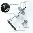 thumbnail image 6 of 24V 100W Table Saw Desktop Electric Saw Cutter Speed Angle Liftable Blade Cutter for Wood Plastic Adjustable Unadjustable, 6 of 6