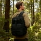 thumbnail image 5 of Bolso de hombro tipo mochila de hombre Bolsa bandolera impermeable | Correa multifuncional de gran capacidad, ajustable | Negro, Verde, Café | Viajes, gimnasio, exterior versátil, 36x18x3cm, 5 of 6