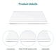 thumbnail image 1 of Tabla de cortar rectangular Accesorios de cocina transparentes antideslizantes (40 * 45 cm) Tmvgtek Libre de BPA, 1 of 1